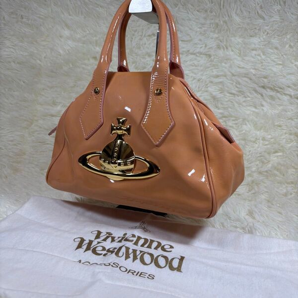 【希少】 ヴィヴィアンウエストウッド 2way 金オーブ ハンドバッグ Vivienne Westwood バッグ トートバッグ