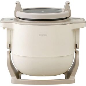 新品 アイリスオーヤマ シェフドラム CHEF DRUM 自動調理鍋 アイボリー