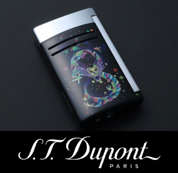 3801◆S.T.Dupontデュポン◆ターボライター◆定価42,900円◆マキシジェット◆ドラゴン龍ブラック◆防風トーチ◆新品