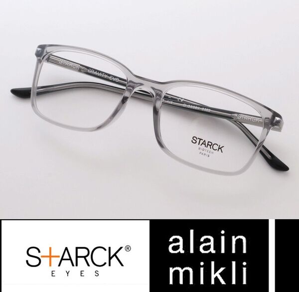 9585アランミクリ スタルクアイズ◆めがね◆定価52,800円◆SH3008X~クリア◆イタリア製ウェリントン◆メガネ眼鏡◆新品