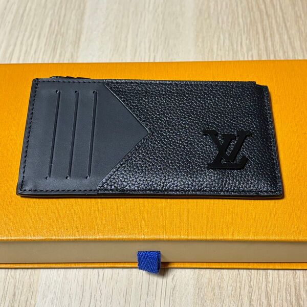 LOUIS VUITTON コインカードホルダー M82068 アエログラム ノワール 中古美品 本物 ☆ルイヴィトン☆