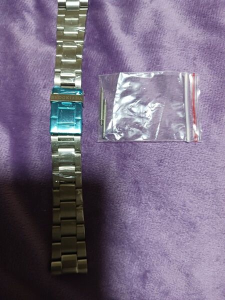 BROOKIANA 腕時計 ベルト メタルバンド シルバー 20mm 未使用