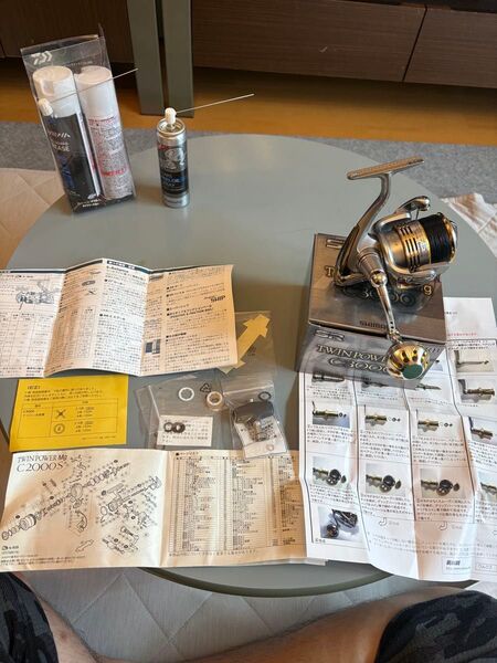 シマノ SHIMANO リール 数回使用 美品 ツインパワー09 TWINPOWER Mg C3000