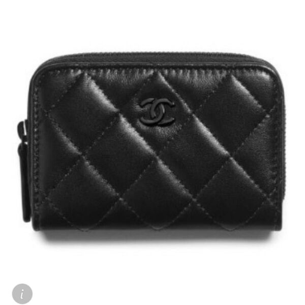 CHANEL シャネル オールブラック ソーブラック コインパース 小銭入れ カードケース お札ももちろん入る ブラック 財布