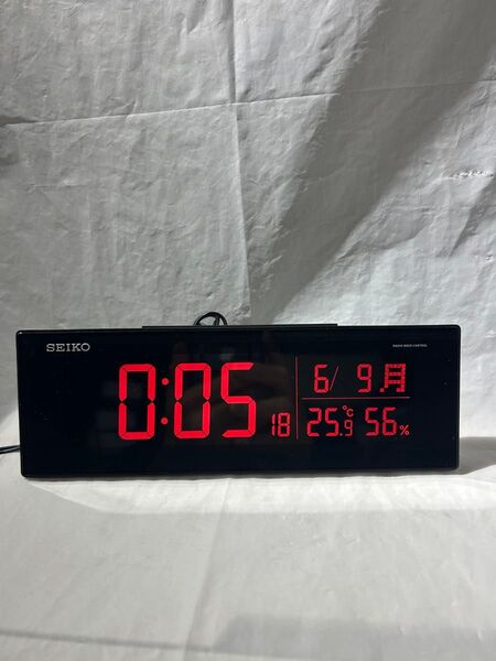 SEIKO デジタル置き時計 DL305K 現状品