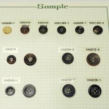 水牛ボタン ダッフルボタン トグルボタン サンプル帳/15～70㎜/見本帳、カタログ-D049_画像10