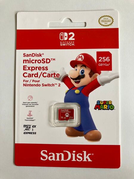 新品未使用 SanDisk microSD Express card 256GB for Nintendo Switch 2