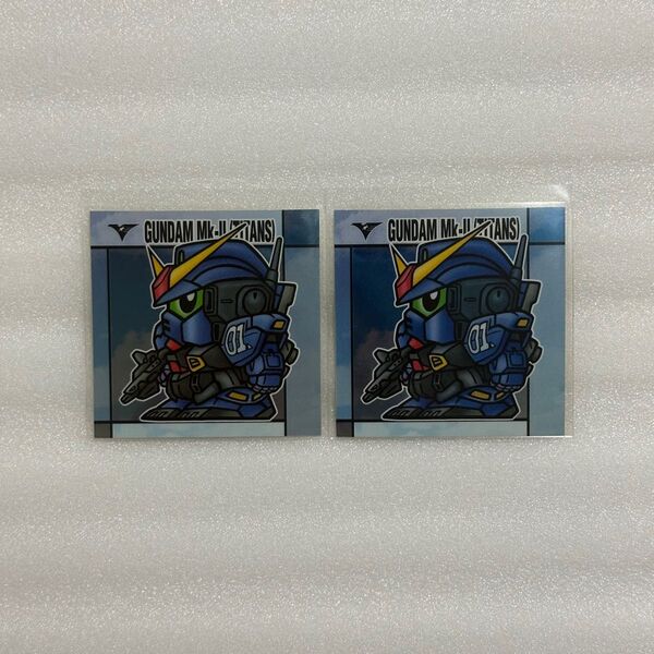 元祖 SDガンダム スナック シール ステッカー ガンダムMk-II (ティターンズ仕様)