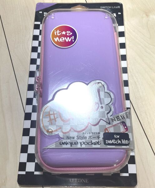 アローン Nintendo Switch Lite用 ケース パステルカラーのおしゃれでかわいい ポーチ