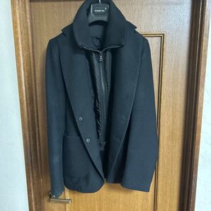 PRADAネイビー テーラードジャケット ライナー付き
