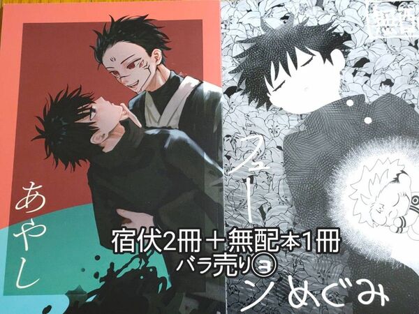 呪術廻戦,同人誌,宿伏2冊+無配本1冊