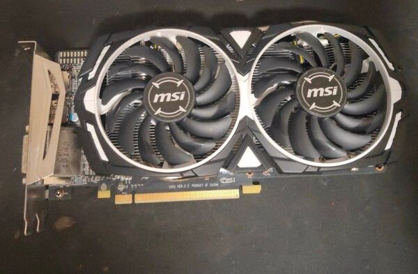 MSI AMD Radeon RX570 VRAM8GB 動作確認済み