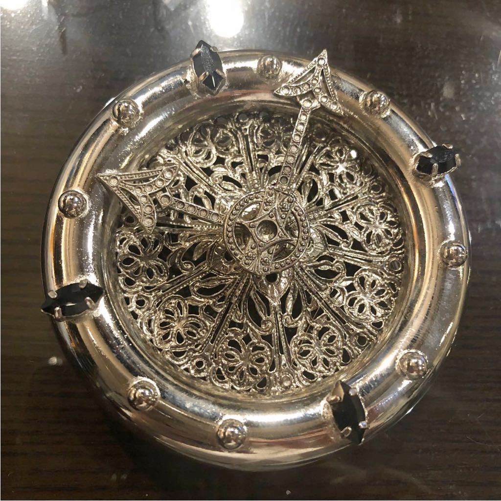 Gürtelschnalle Teile Uhr Silber Farbe Swarovski Vintage Antik 50mm, Hobby, Kultur, Handwerk, Kunsthandwerk, Andere