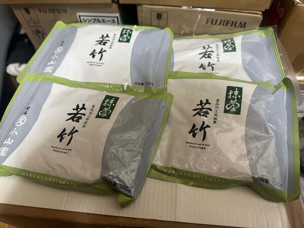 宇治 丸久小山園 抹茶 若竹 袋入 100g 4袋