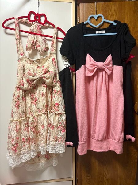 リズリサ系 夢展望 ワンピース 2点セット 平成ギャル レア 希少 y2k