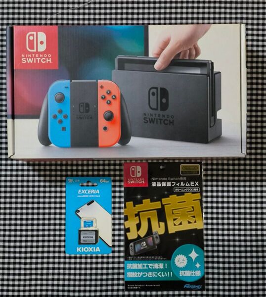 新品未使用 任天堂 ニンテンドースイッチ Nintendo Switch本体 ネオンブルー ネオンレッド