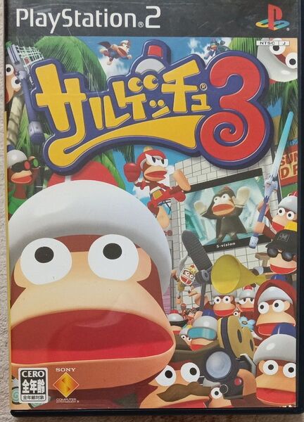 【PS2】 サルゲッチュ3 ※ディスク研磨済み