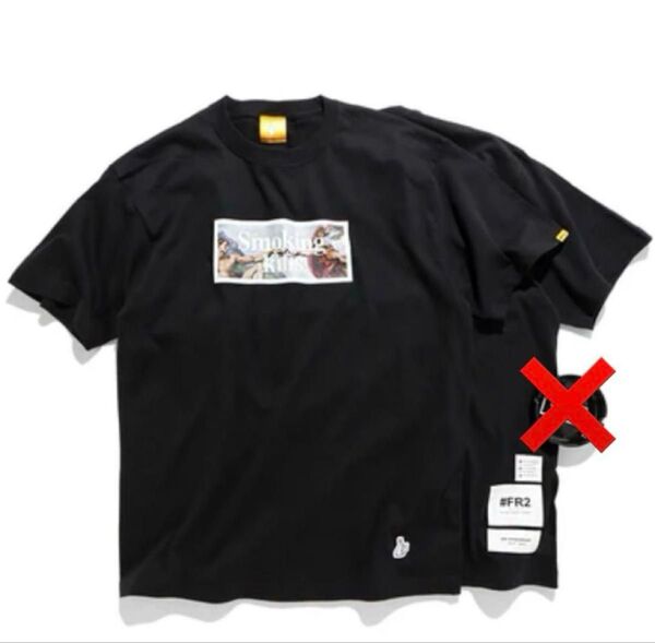 FR2原宿5周年記念限定 smoking kills BOXロゴTシャツ/黒XL
