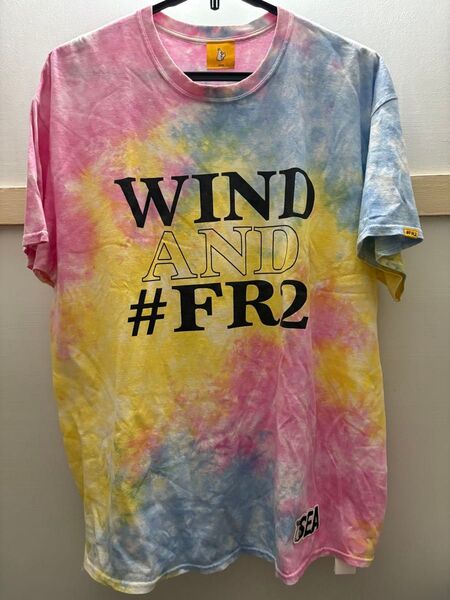 FR2×WIND AND SEA コラボ タイダイTシャツ/XL