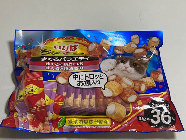 いなば ちゅるビ~ まぐろバラエティ10g2種36袋入り ちゅるビー まぐろと焼かつお まぐろと焼ささみ 猫