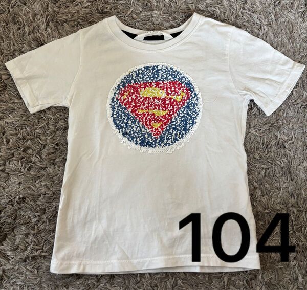 H&M 半袖Tシャツ キッズ スーパーマン バットマン 104cm