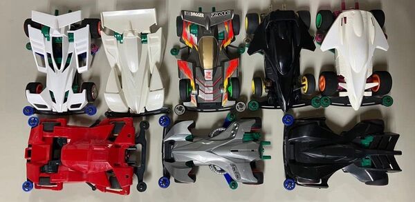 ミニ四駆 フルカウルミニ四駆 スーパー1シャーシ ファイターマグナム ネオトライダガーZMC ブーメランガンマ 当時物 まとめ売り