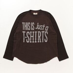 BEAMS BOY ビームスボーイ 長袖 Tシャツ ロンT コットントップス カットソー ブラウン