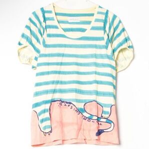 TSUMORICHISATOツモリチサト ねこちゃん半袖 カットソー Tシャツ トップス ボーダー