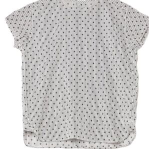 BEAMSBOY ビームスボーイ ストライプ水玉ブラウス 半袖Tシャツ カットソー トップス シャツ綿100%