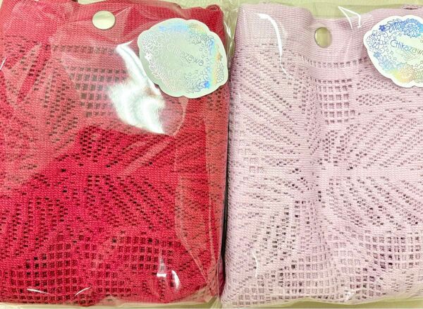 【赤ラスト一点】新品未開封 近沢レース レーストート エコバッグ 赤 レッド