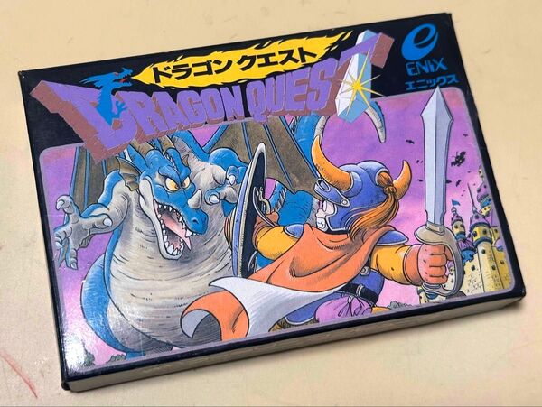 【色美品】FC版 ドラゴンクエスト初代前期購入時のままコレクションケース付き