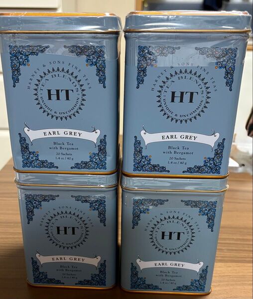 4缶セット HARNEY SONS アールグレイ 紅茶