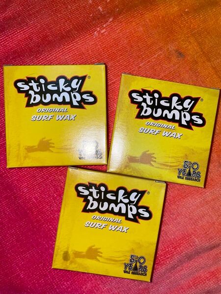 Sticky Bumps オリジナル サーフワックス 3個セット 新品 未使用トロピカル