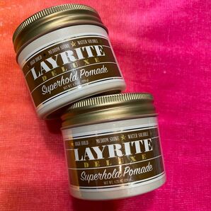LAYRITE DELUXE Superhold Pomade 2個セット