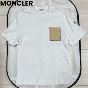 MONCLER モンクレール 胸ポケット Tシャツ ホワイト 白T 国内正規品
