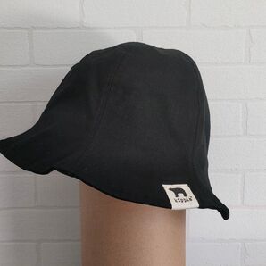 kippis キッピス 帽子 ブラック 新品 未使用 ハット 夏物 綺麗