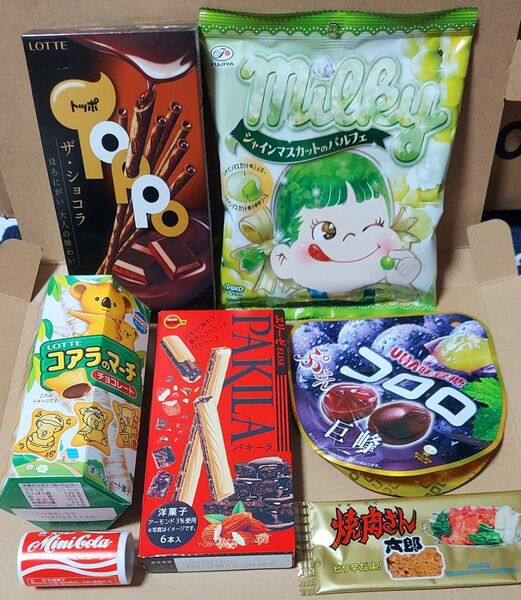 No.3お菓子詰め合わせ7点セット◆◆箱の隙間には緩衝材の代わりに小さめのお菓子を詰めます◆◆