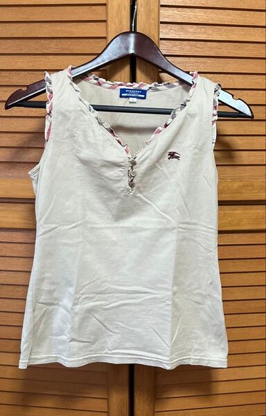 Burberry blue label バーバリー ブルーレベル ノースリーブカットソー 38号(M)