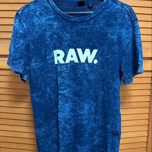 G-STAR RAW コットン100% メンズ Tシャツ Sサイズ ネイビーブルー