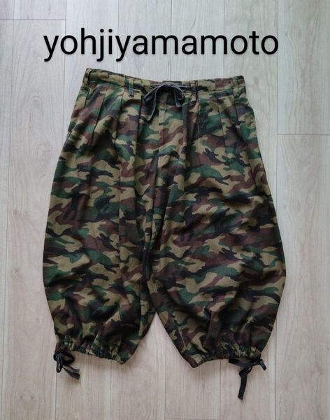 ★希少 17aw カモ柄バルーンパンツ yohjiyamamoto