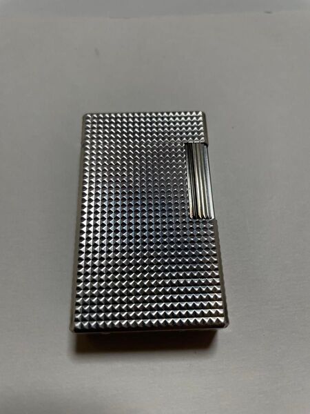 S.T.Dupont デュポン ダイヤカット ガスライター 喫煙具 シルバー 喫煙グッズ