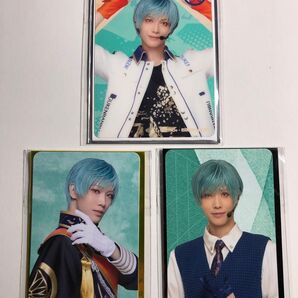 ミュージカル刀剣乱舞 祝玖寿 乱舞音曲祭 ふぉとカード & すえひろがり クリアカード 3枚セット 一期一振 (國島直希)