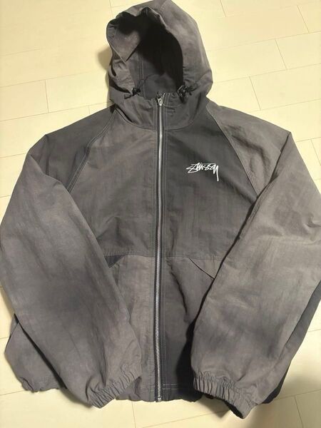 STUSSY ナイロンジャケット シェルジャケット黒ブラックMサイズ