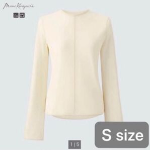 Uniqulo × Mame Kurogouchi シアークルーネックTシャツ Sサイズ