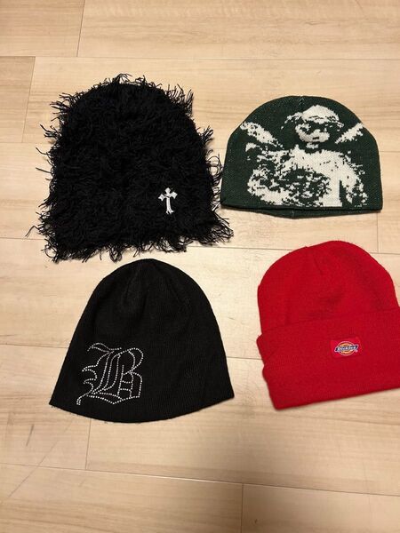 4個セット ニット帽 まとめ売り