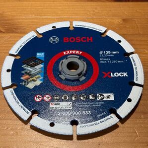 ボッシュ純正 X-LOCK ダイヤモンドメタルホイール 125mm 2608900533 XLOCK ダイヤモンドカッター 乾式