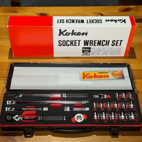 山下工業研究所Ko-ken 3286Z Z-EAL 3/8" (9.5mm) ソケットレンチセット21ヶ組 3286Z コーケン