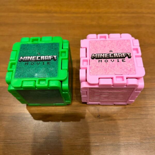 マクドナルド ハッピーセット マインクラフト ピンク グリーン 2個セット