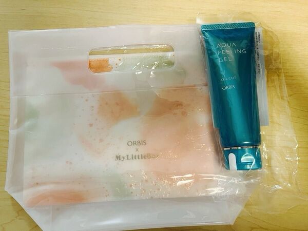 オルビス アクアピーリングジェル120g& ORBIS x My Little Box ポーチ付きクリアバッグ 新品★2点セット