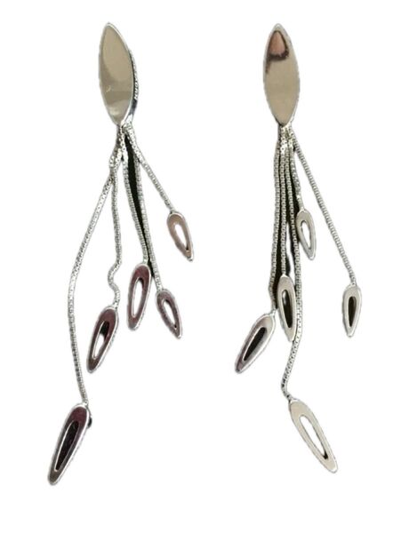 ヌーブ ジョイエ NUOVEGIOIE 925 ITALY刻印 デザイン シルバー ピアス